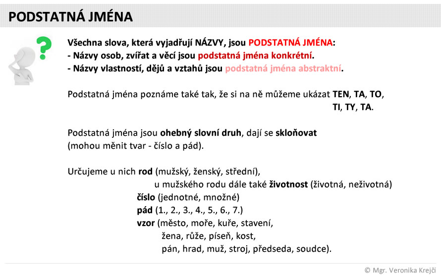 cj podstatnajmena